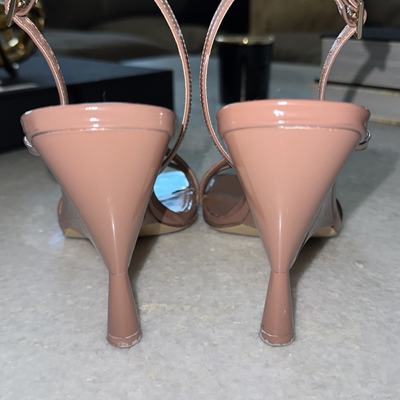 Beautiful Gia Borghini x RHW Patent Leather Sandals Sz 37 - Picture 4 of 6